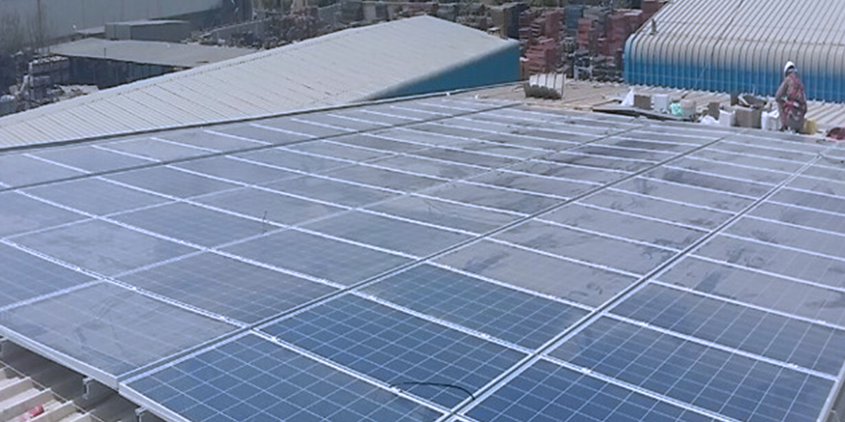 Solar Panels at Econ Factory Helwan