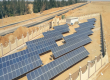 rooftop solar panels at Albergat Airport